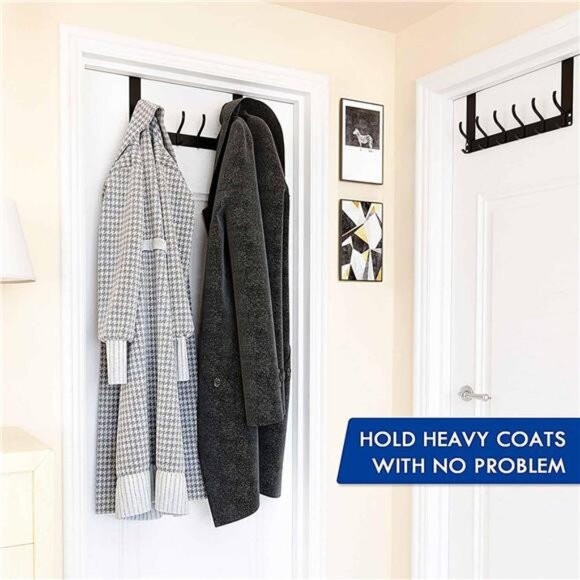 Over The Door Hooks, No Assembly Required Door Hanger Hook - Picture 9 of 14